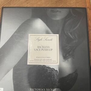 Victoria secret used backless lace push-up bra